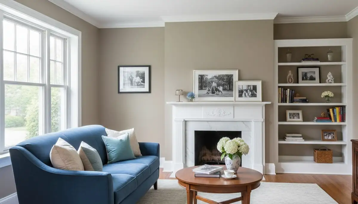 Fresh interior painting in Beverly, MA showcasing smooth walls, crisp edges, and vibrant home color finishes