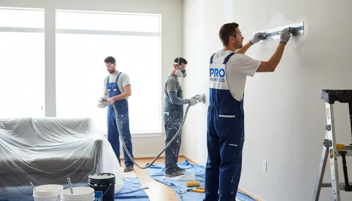Professional drywall repair and wall restoration in Beverly, MA home by expert painters