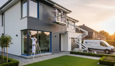 Professional exterior house painting in Beverly, MA by Coastal Home Painters