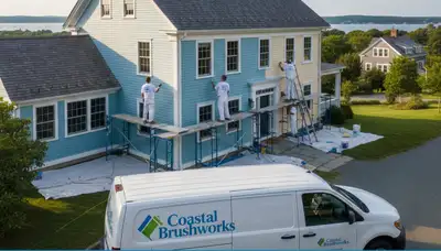 Professional house painting services in Beverly, MA enhancing home exteriors with fresh color