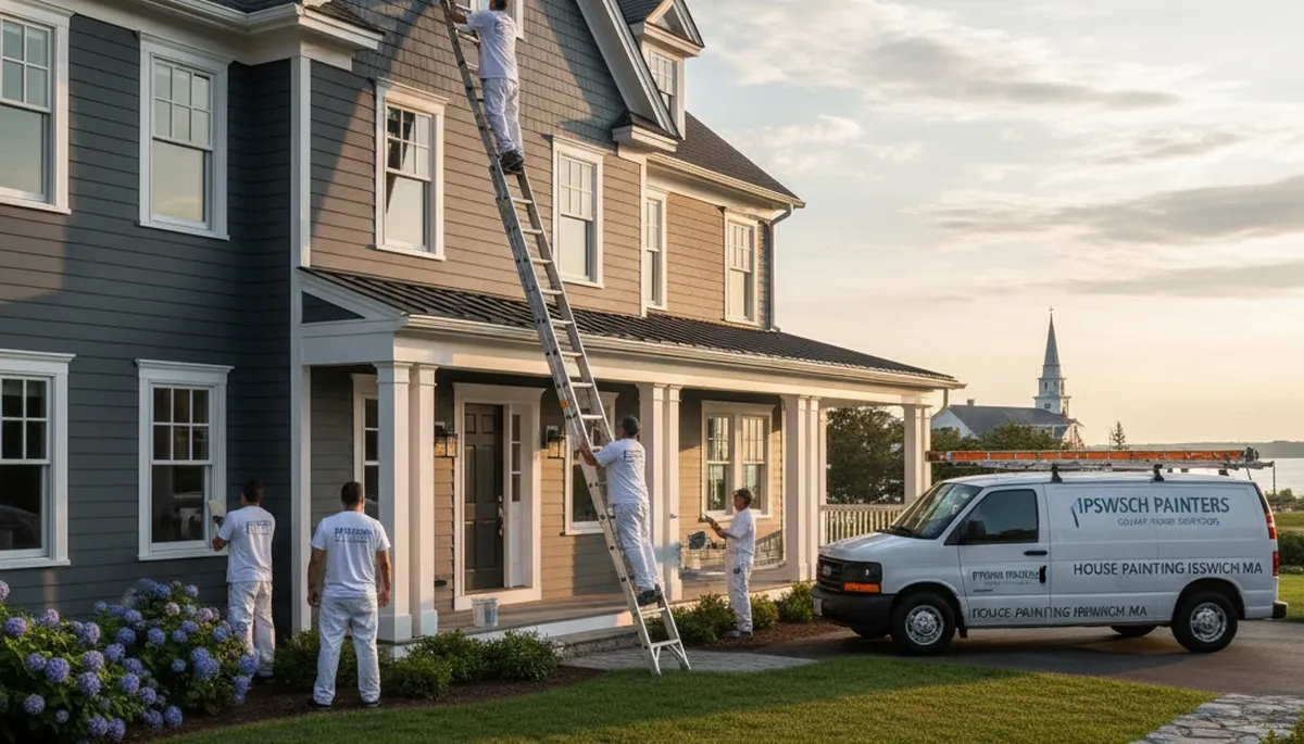 Professional house painting service in Beverly, MA for residential exteriors and interiors