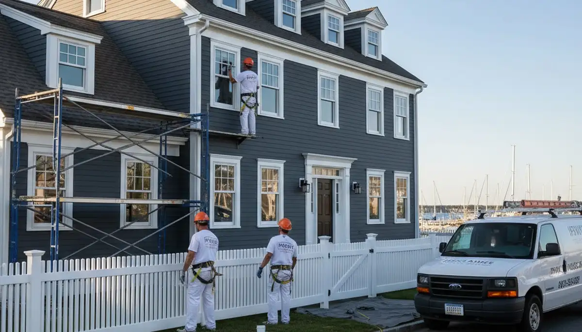 Professional house painting service in Beverly, MA by paintingbeverlyma.com