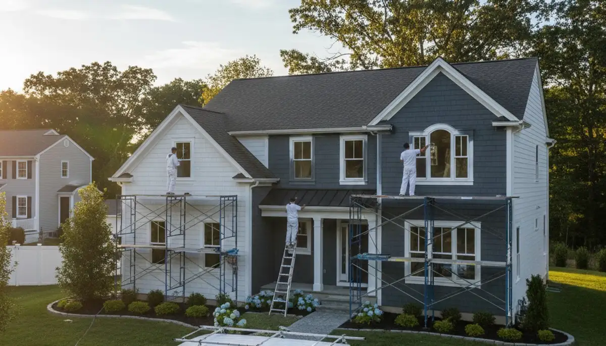 Professional house painting service in Beverly, MA for exterior and interior homes