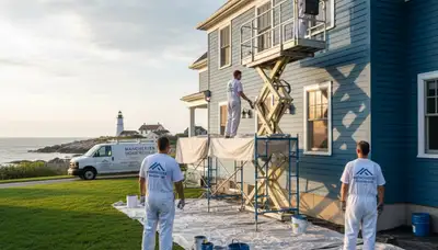 House painting services in Beverly, MA for residential exterior and interior home painting