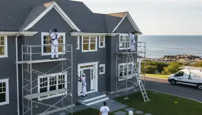 House painting service in Beverly, MA for residential interior and exterior painting projects