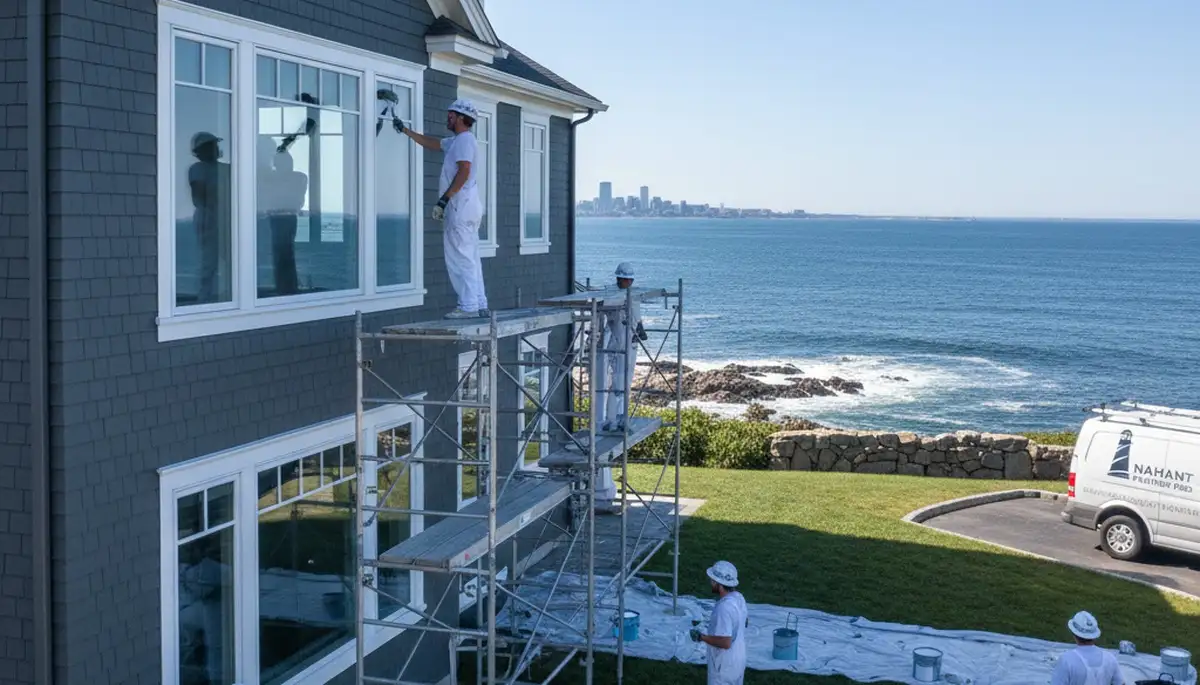 Professional house painting services in Beverly, MA by paintingbeverlyma.com