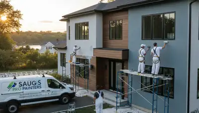 Professional house painting service in Beverly, MA for interior and exterior home projects