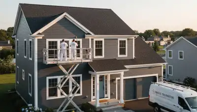 Professional house painting service in Beverly, MA by paintingbeverlyma.com