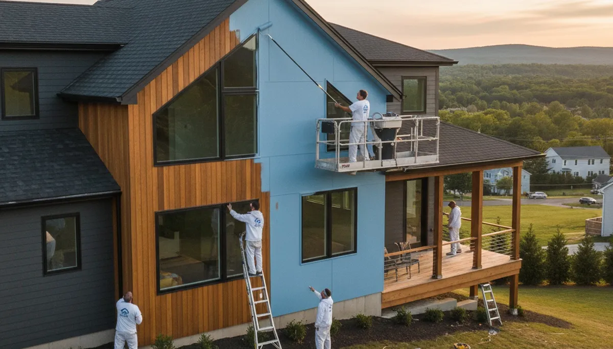 Professional house painting service in Beverly, MA for exterior home painting projects