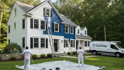 Professional house painting service in Beverly, MA for residential interior and exterior projects