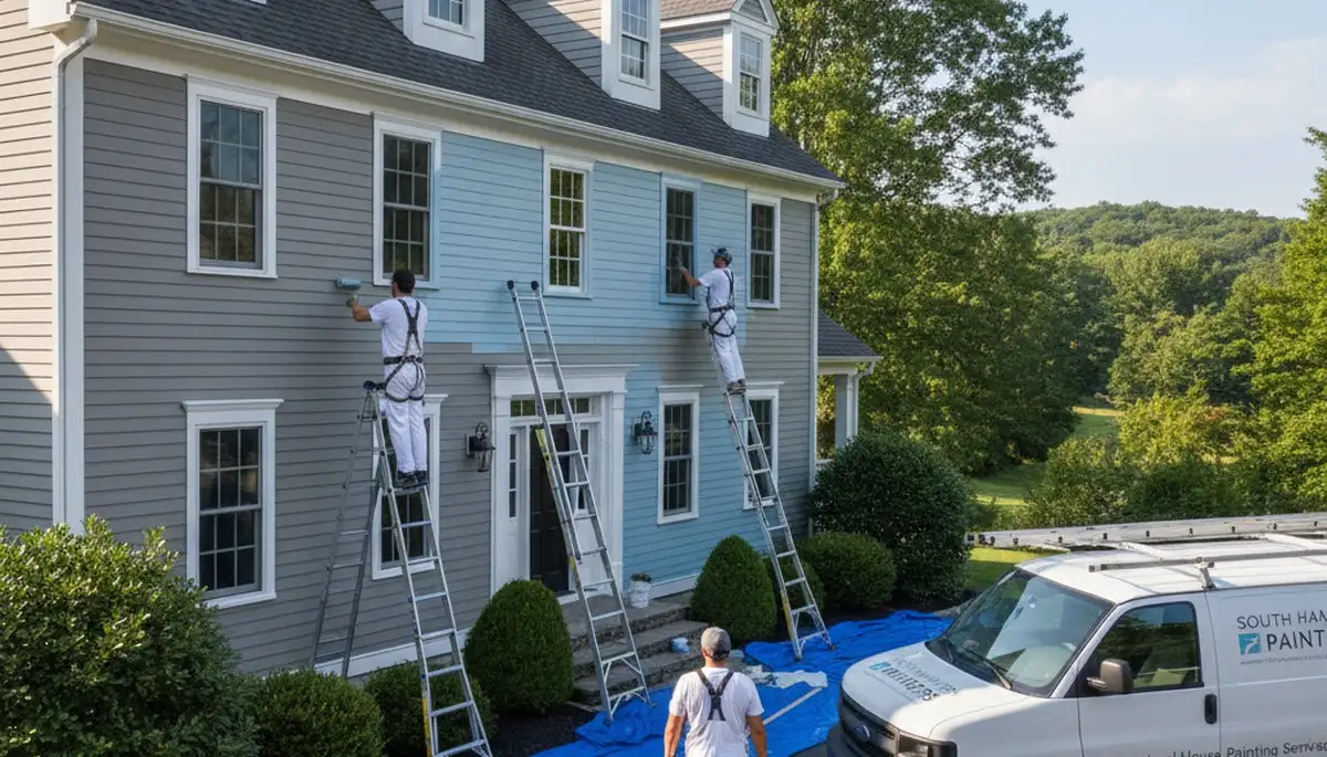 Professional house painting service in Beverly, MA for residential exterior and interior projects