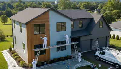 Professional house painting service in Beverly MA by paintingbeverlyma.com exterior painters