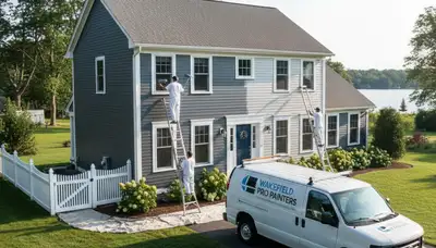 Professional house painting service in Beverly, MA by paintingbeverlyma.com